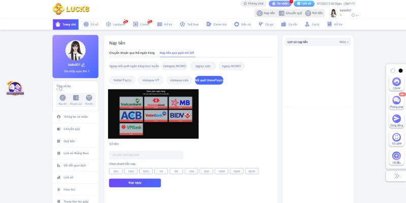 Thành viên D9bet có thể nhận được phần thưởng hoàn tiền 125% - D9bet